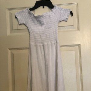 White off the Shoulder White Dress